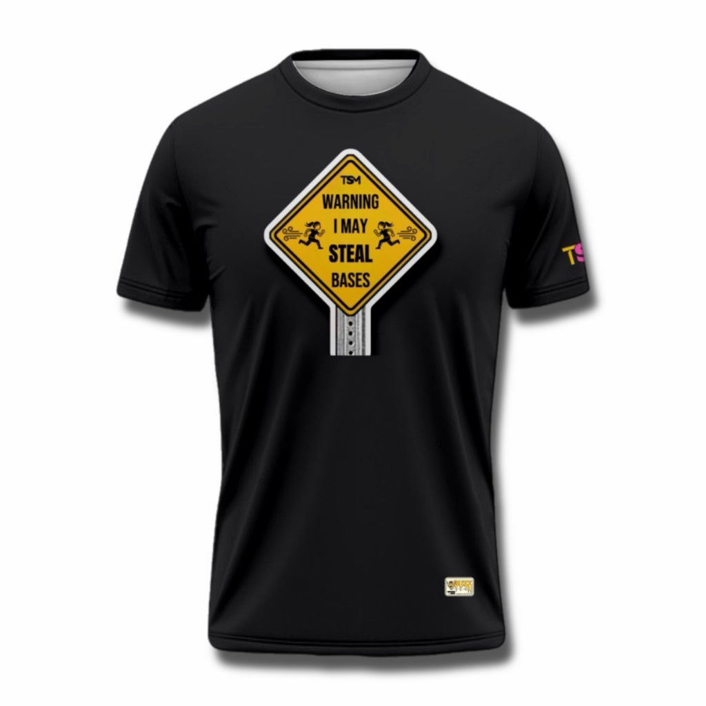 Warning I May Steal Bases Tee